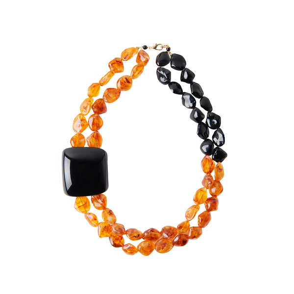 Amber best sale statement necklace