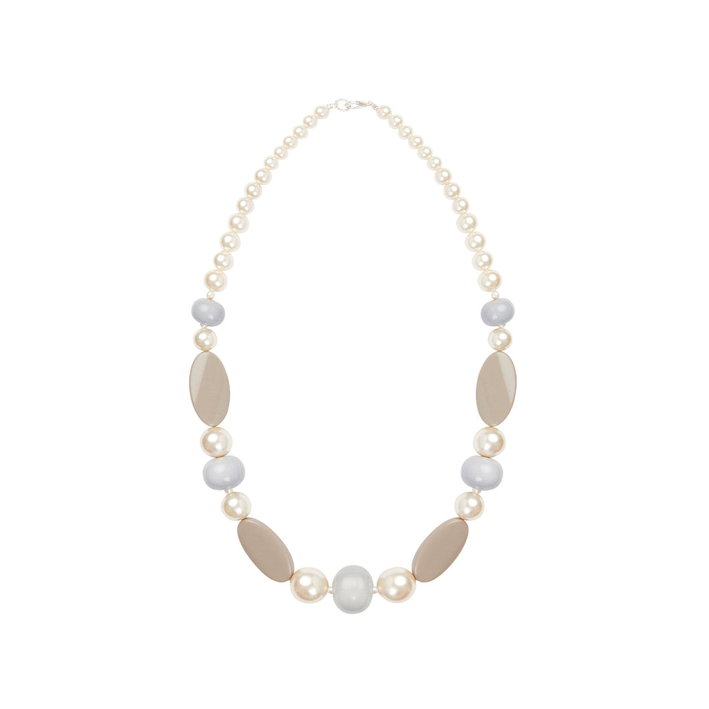 Beige statement necklace online